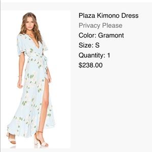 Privacy Please Plaza Kimono Dress *Worn Once*